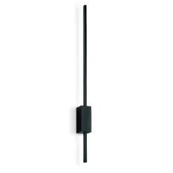 Applique Da Parete-Ondaluce Agos applique moderna led 3000k nero 90cm orientabile