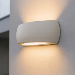 Applique Da Esterno-Top Light Alassio grigio applique esterno anti corrosione ip66