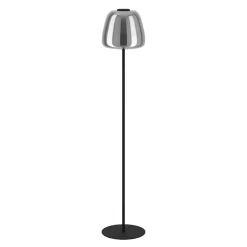 Lampade Da Terra-Eglo Alfero z lampada da terra con paralume in vetro led rgb da 2700k a 6500k