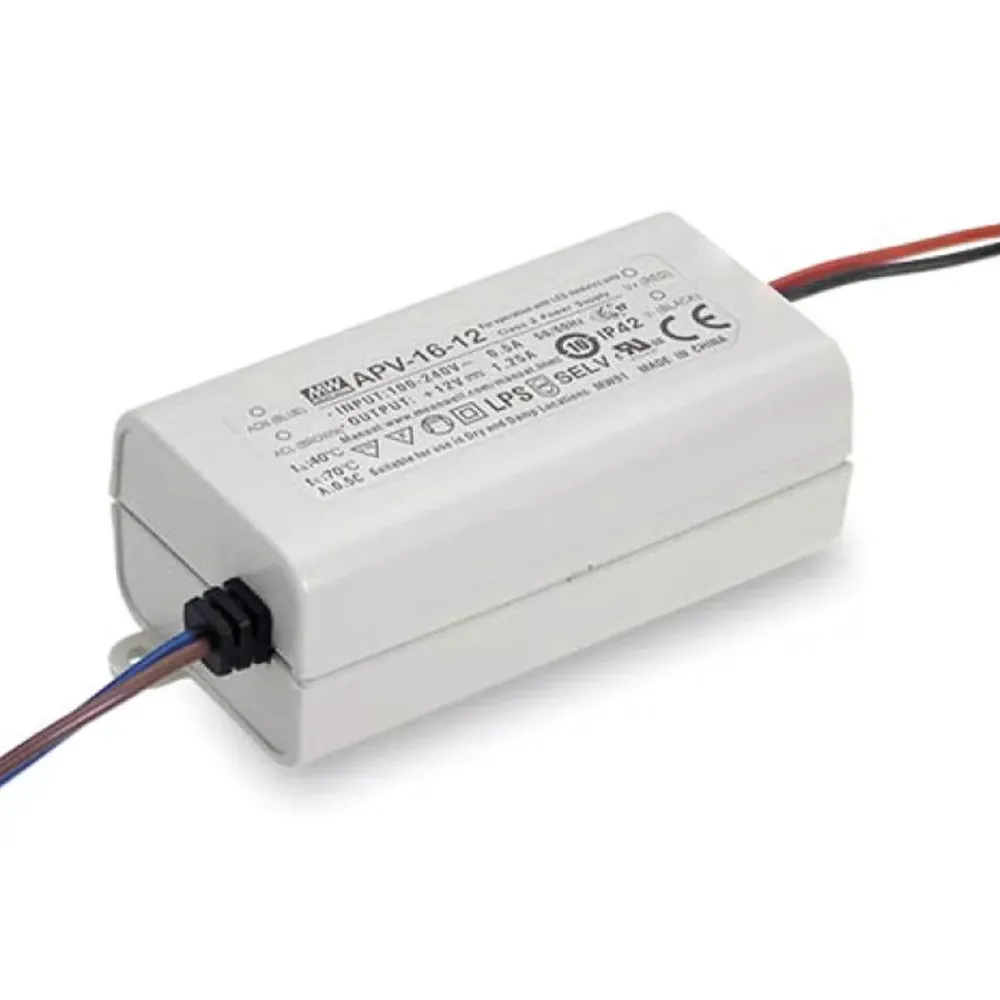 Strisce Led-Selezionato da Mazzolaluce Alimentatore ts201 con tensione continua 24v max 16w per strip led ip20