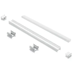 Strisce Led-Ideal Lux Alto profilo bianco per strisce led max 14mm