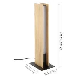Lampade Da Tavolo-Eglo Anchorena z lampada da tavolo stile nordico led rgb da 2700k a 6500k