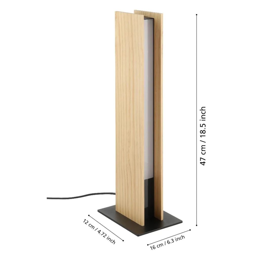 Lampade Da Tavolo-Eglo Anchorena z lampada da tavolo stile nordico led rgb da 2700k a 6500k