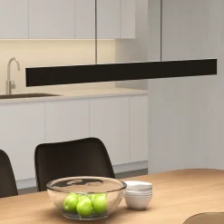 Lampadari Cucina-Eglo Andreas z lampadario a barra per cucina moderna led rgb da 2700k a 6500k controllo remoto app