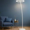 Lampade Da Terra-Linea Light Antigua fl piantana bianca moderna led 3000k