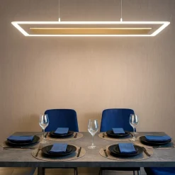 Lampadari Moderni-Linea Light Antille oro lampadario led 45w 3000k moderno