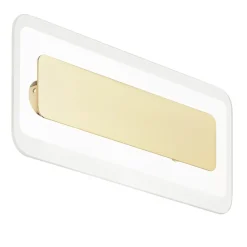 Applique Da Parete-Linea Light Antille s oro applique led 14w 3000k moderna