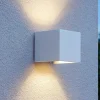Applique Da Esterno-Ondaluce Ap cube applique led da esterno bianca
