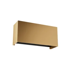 Applique Da Parete-Selezionato da Mazzolaluce Aplique rettangolare oro ip54 led 24w dimmerabile moderna