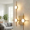Applique Da Parete-Selezionato da Mazzolaluce Apllique da parete moderna oro led 9w 3000k