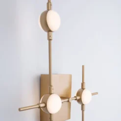 Applique Da Parete-Selezionato da Mazzolaluce Apllique da parete moderna oro led 9w 3000k