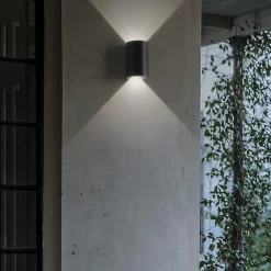 Applique Da Esterno-Ideal Lux Apollo ap applique nero da esterno led 6w 4000k nero