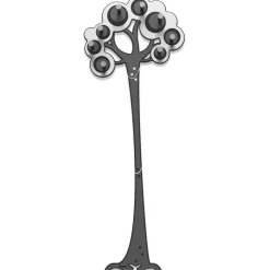 Appendiabiti Da Parete-Selezionato da Mazzolaluce Appendiabiti albero da parete legno colore bianco grigio