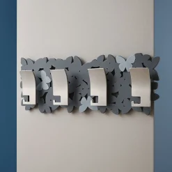 Appendiabiti Da Parete-Selezionato da Mazzolaluce Appendiabiti a muro farfalle colore carta da zucchero design moderno per ingresso