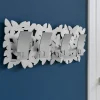 Appendiabiti Da Parete-Selezionato da Mazzolaluce Appendiabiti a parete moderno per ingresso farfalle legno bianco grigio