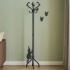Appendiabiti Da Parete-Selezionato da Mazzolaluce Appendiabiti con gli uccellini nero design moderno