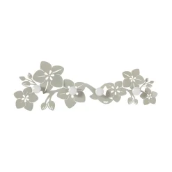 Appendiabiti Da Parete-Selezionato da Mazzolaluce Appendiabiti da muro fiore di loto moderno metallo avorio