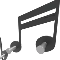 Appendiabiti Da Parete-Selezionato da Mazzolaluce Appendiabiti da parete design musicale verdi nero