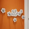 Appendiabiti Da Parete-Selezionato da Mazzolaluce Appendiabiti da parete moderno legno bianco grigio merletto