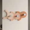 Appendiabiti Da Parete-Selezionato da Mazzolaluce Appendiabiti da parete moderno pesca chiaro legno