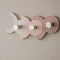 Appendiabiti Da Parete-Selezionato da Mazzolaluce Appendiabiti da parete rosa antico moderno legno
