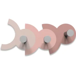 Appendiabiti Da Parete-Selezionato da Mazzolaluce Appendiabiti da parete rosa antico moderno legno