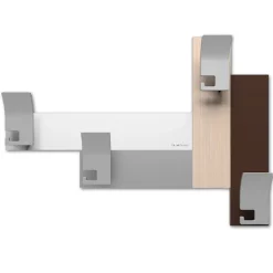 Appendiabiti Da Parete-Selezionato da Mazzolaluce Appendiabiti moderno da parete rovere
