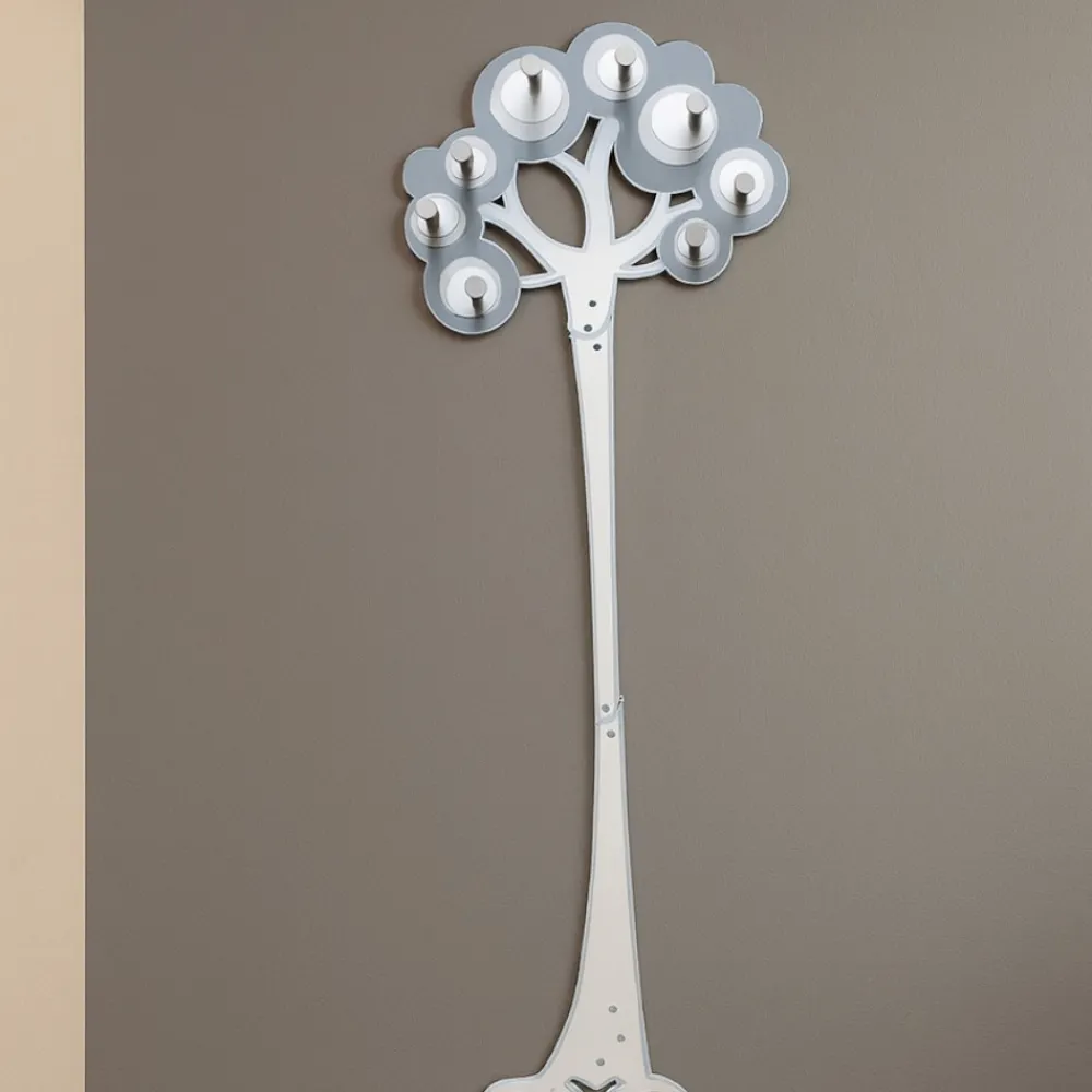 Appendiabiti Da Parete-Selezionato da Mazzolaluce Appendiabiti moderno da parete albero legno colore carta da zucchero
