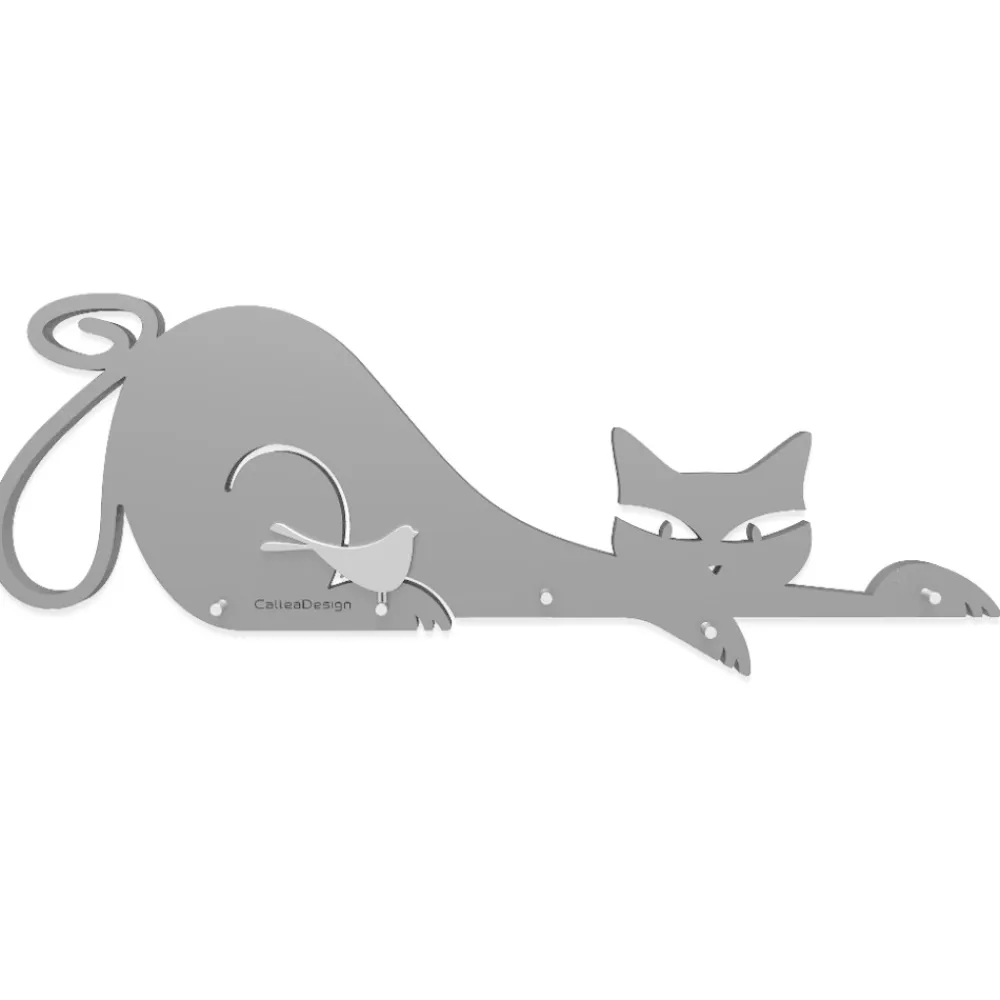 Mobili Ingresso Moderni-Selezionato da Mazzolaluce Appendichiavi da parete gatto magnetico legno