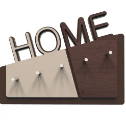 Mobili Ingresso Moderni-Selezionato da Mazzolaluce Appendichiavi da parete magnetico moderno rovere wenge