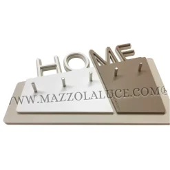 Mobili Ingresso Moderni-Selezionato da Mazzolaluce Appendichiavi da parete moderno per ingresso caffelatte