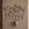 Mobili Ingresso Moderni-Selezionato da Mazzolaluce Appendichiavi da parete moderno farfalle tortora