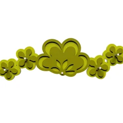 Mobili Ingresso Moderni-Selezionato da Mazzolaluce Appendichiavi da parete moderno legno colore verde oliva