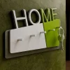 Mobili Ingresso Moderni-Selezionato da Mazzolaluce Appendichiavi moderno da parete legno verde mela magnetico