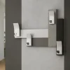 Appendiabiti Da Parete-Selezionato da Mazzolaluce Appendipanni moderno da parete legno grigio nero design