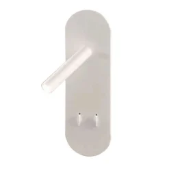 Applique Camera Da Letto-Ondaluce Ap plate applique per comodino camera da letto bianca led orientabile