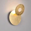 Applique Da Parete-Selezionato da Mazzolaluce Applique a led rotonda 6w 3000k oro orientabile