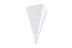 Applique Da Parete-Selezionato da Mazzolaluce Applique angolare di gesso ceramica verniciabile bianca per angolo parete