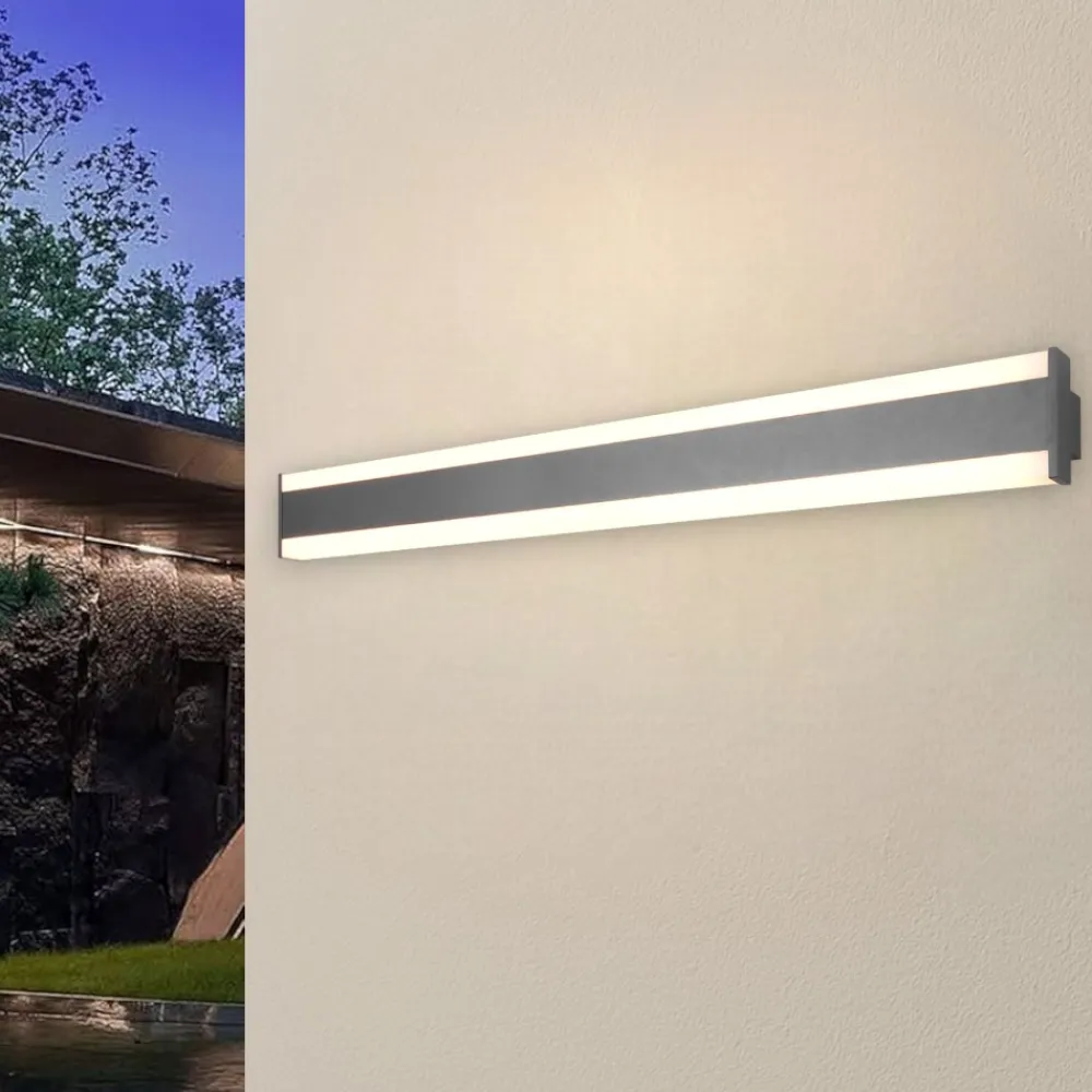 Applique Da Esterno-Selezionato da Mazzolaluce Applique anti corrosione da esterno led antracite ip54