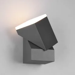 Applique Da Esterno-Selezionato da Mazzolaluce Applique antracite da esterno orientabile led 3000k ip54 anti corrosione