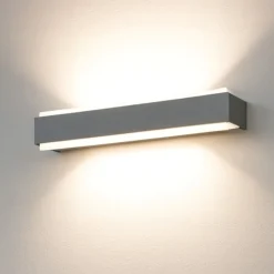Applique Da Parete-Top Light Applique antracite led 18w 3000k 4000k bios dm