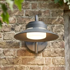 Applique Da Esterno-Selezionato da Mazzolaluce Applique antracite per esterno facciate terrazze alluminio ip44