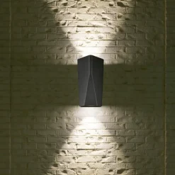 Applique Da Esterno-Selezionato da Mazzolaluce Applique antracite per esterno design moderno led 9w 3000k