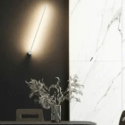 Applique Da Parete-Selezionato da Mazzolaluce Applique bacchetta moderna bianca led 23w 3000k per interni