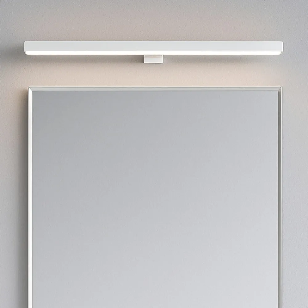 Applique Da Bagno-Selezionato da Mazzolaluce Applique bagni bianco per specchio fissaggio clip 18w 3000k
