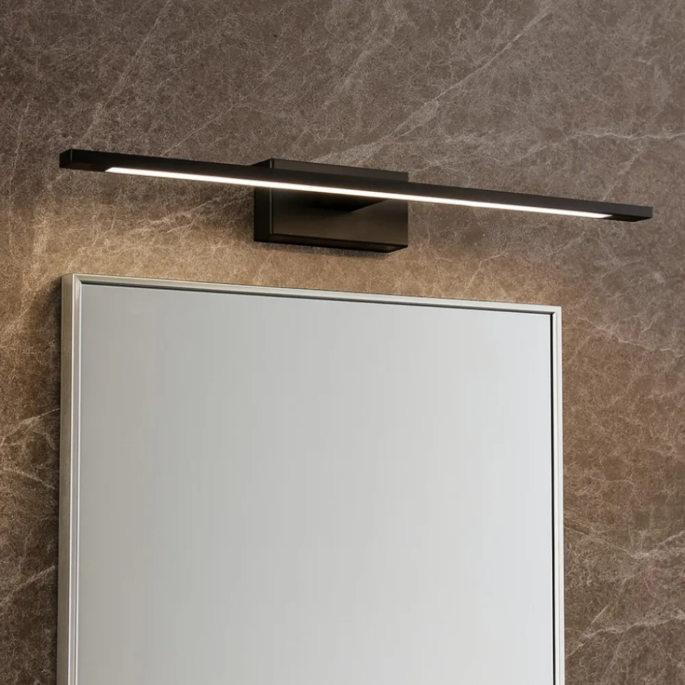 Applique Da Bagno-Selezionato da Mazzolaluce Applique bagni nero 12w 3000k