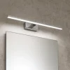 Applique Da Bagno-IsyLuce Applique bagni sopra specchio 12w 4000k squadrato cromo