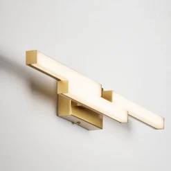Applique Da Bagno-Selezionato da Mazzolaluce Applique bagno moderno led 14w 4000k design geometrico