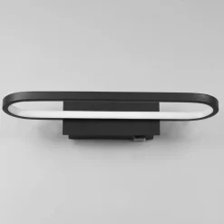 Applique Da Bagno-Selezionato da Mazzolaluce Applique bagno moderno nera led 17w 3000k ip44