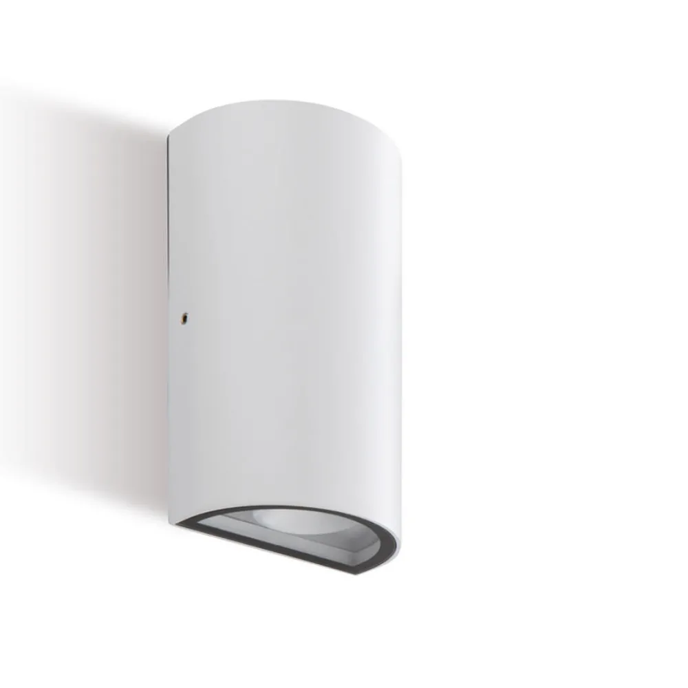 Applique Da Esterno-Selezionato da Mazzolaluce Applique bianca da esterno balcone moderna biemissione luce led 12w 3000k